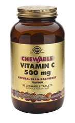 Solgar Vit. C 500mg Cran-Raspberry Chewable 90's