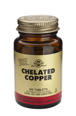 Solgar Chelated Copper 2.5mg 100 Tablets V