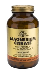 Solgar Magnesium Citrate 120 Tablets V