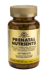 Solgar Prenatal Nutrients 120 Tablets V