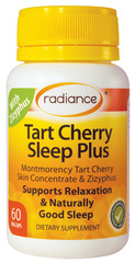 Radiance Tart Cherry Sleep Plus 60 Veg Capsules NEW
