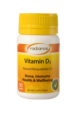 Radiance Vitamin D3 1000IU 90 Veg Capsules