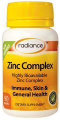 Radiance Zinc Complex 90 Capsules NEW FORMULA